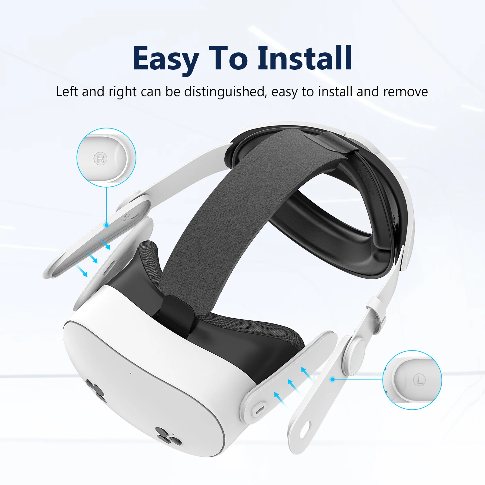 2024 Comfort Head Strap Elite Strap VR Headstrap VR Accessories for ...