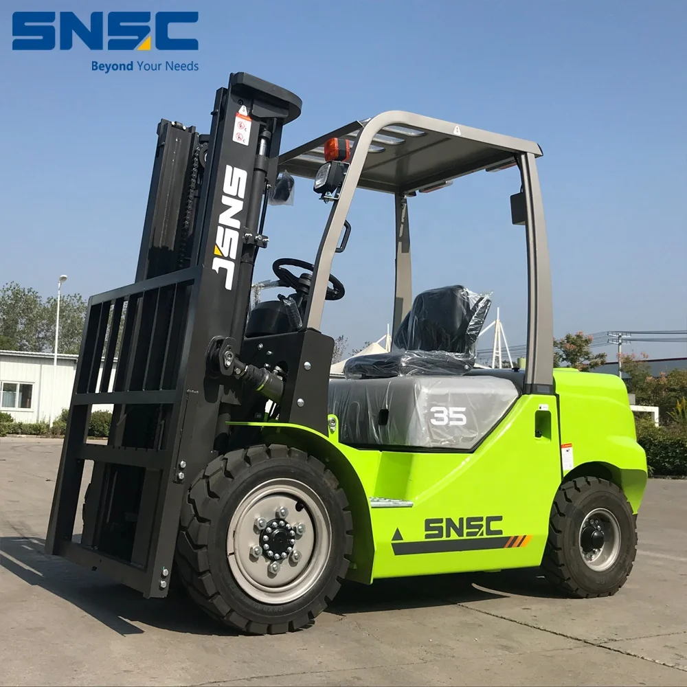 FD35 3.5 Ton 3.5T Diesel Engine Forklift Truck With License High Quality Durable