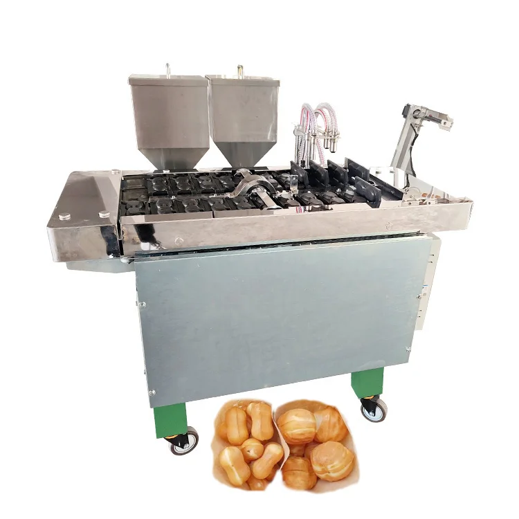 Industrial Cheap Manju Maker Waffle Forming Stainless Steel Manjoo Korean Fish Walnut Cake Make Machine