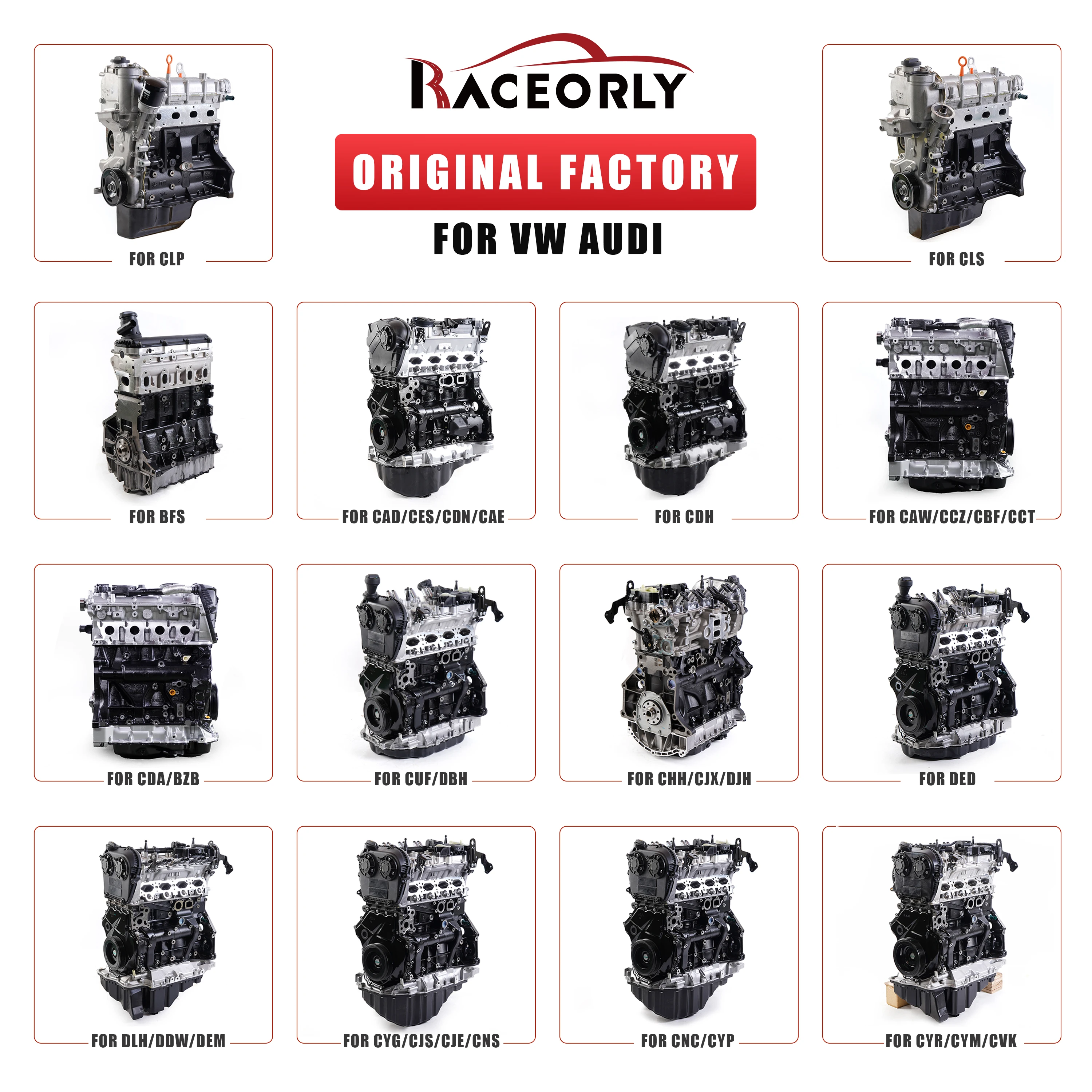 Engine Assembly EA888 06K100860SX for Audi CUG 2.0T VW Golf