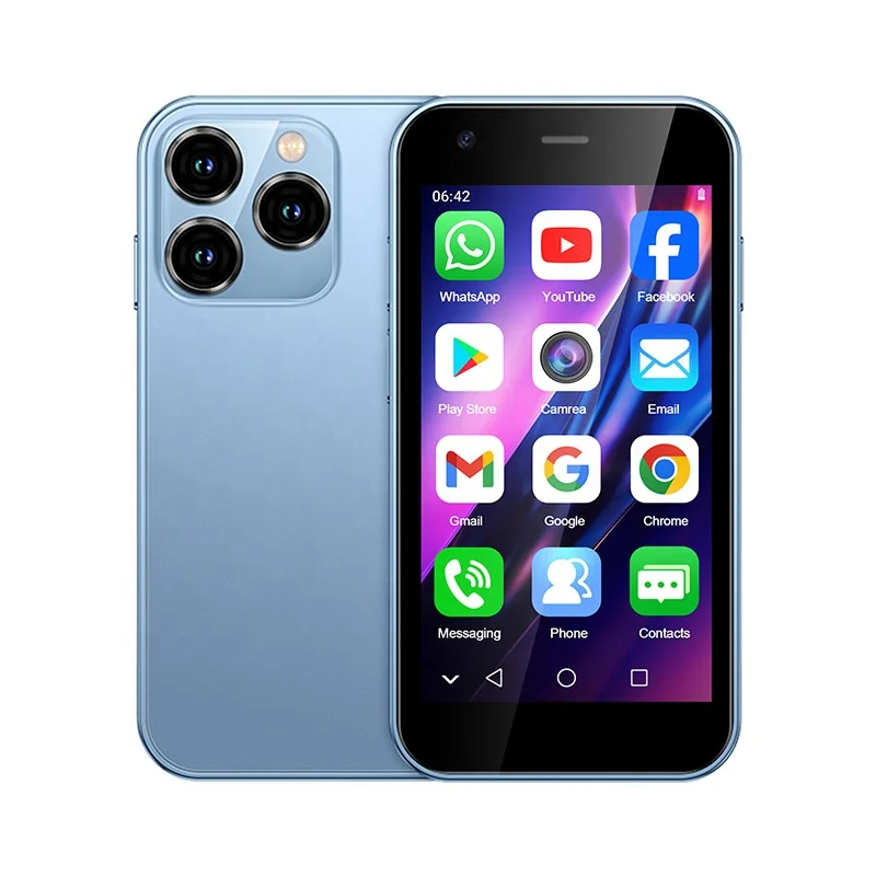 SOYES XS15 Small Smartphone 3 Inch IPS Display Screen 2GB RAM 16GB ROM 3G Celular Android Cheap Mini Smart Phone