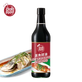 GAIN FOOD Bulk Wholesale Factory Price Daily Cooking Condiment Chinese Soya Sauce 500ml Soy Sauce for Seafood Sweet Fish Sauce