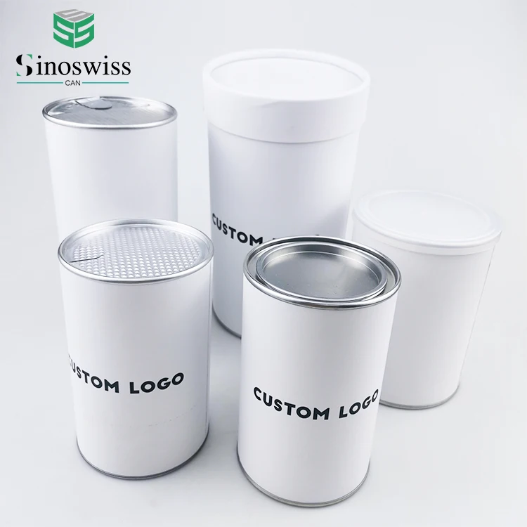 wholesale bespoke aluminium foiling lining paper tube packaging supplier,  airtight Oatmeal container