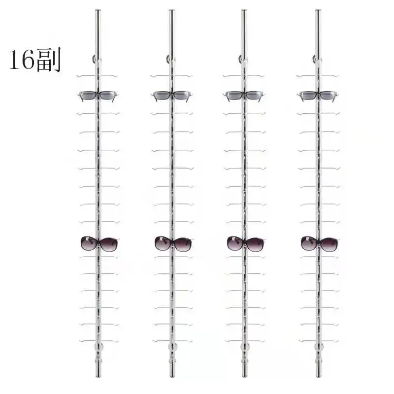 Высококачественная стойка для солнцезащитных очков, настенное крепление, Запираемые витрины для очков, Алюминиевый Дисплей для глаз