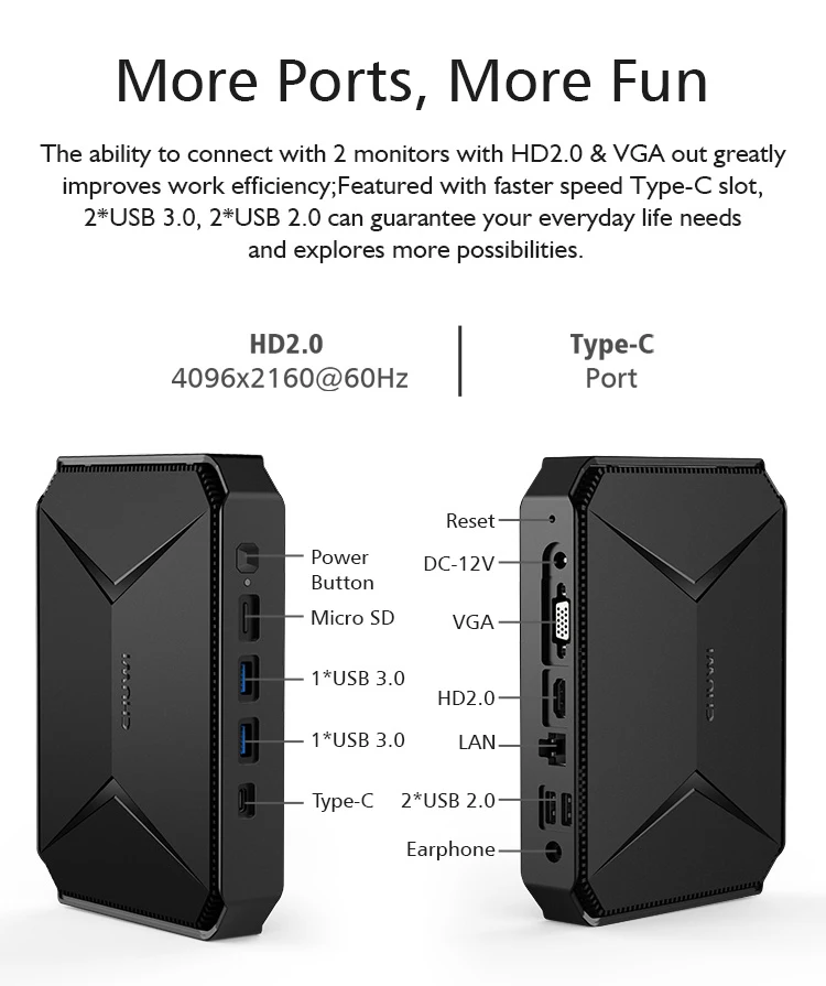 Chuwi herobox pro intel jasper lake n4500 обзор