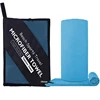 sky blue-Zipper bag