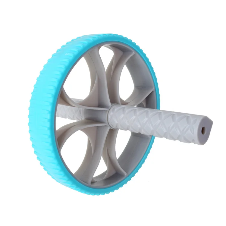 Home Gym Workout Roller Wheel with Non-slip Grips Fitness Abdominal Exercise Training Tool for Body Building