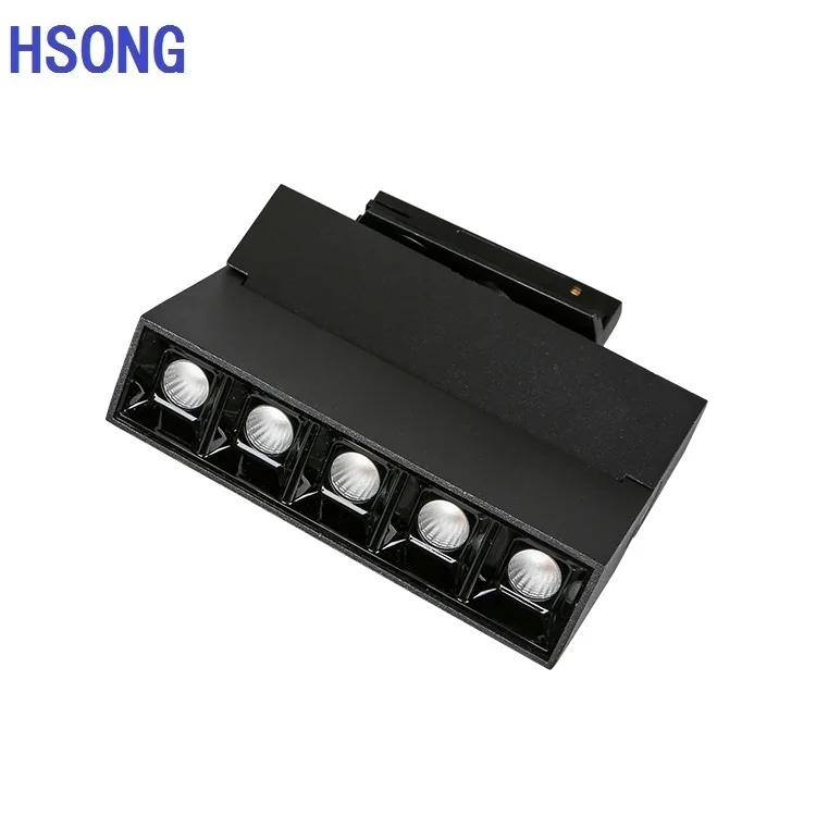 
 Китай, монолитный блок светодиодов с антибликовым покрытием, линейный Трековый светильник  