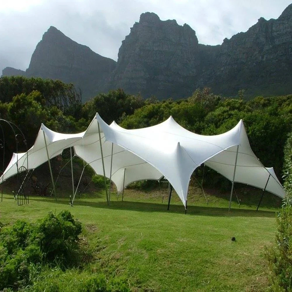 Beige 200 Pax Large Marquee Outdoor Bedouin Stretch Tents for