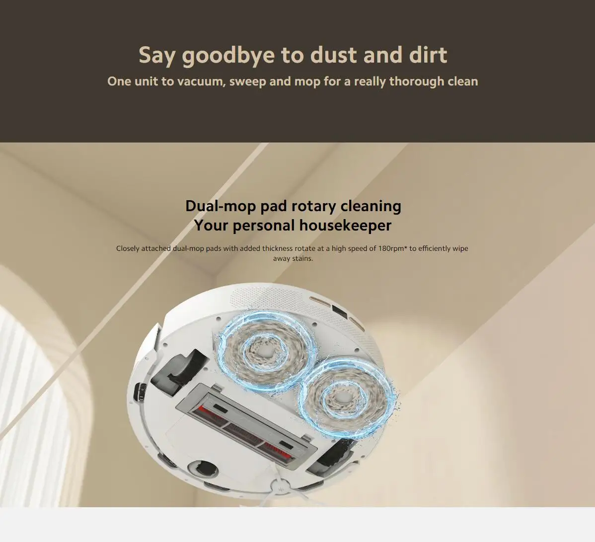 For Xiaomi Mi Robot Vacuum Cleaner X20 Floor Cleaning Sweeping Vaccum Cleaner with Mi Home APP Control Smart Robot Vacuum