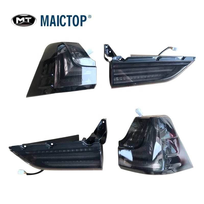 MAICTOP 2016-2018 New Model LX570/LX470 Car Accessories LED Taillight with Red/Black Turning Light