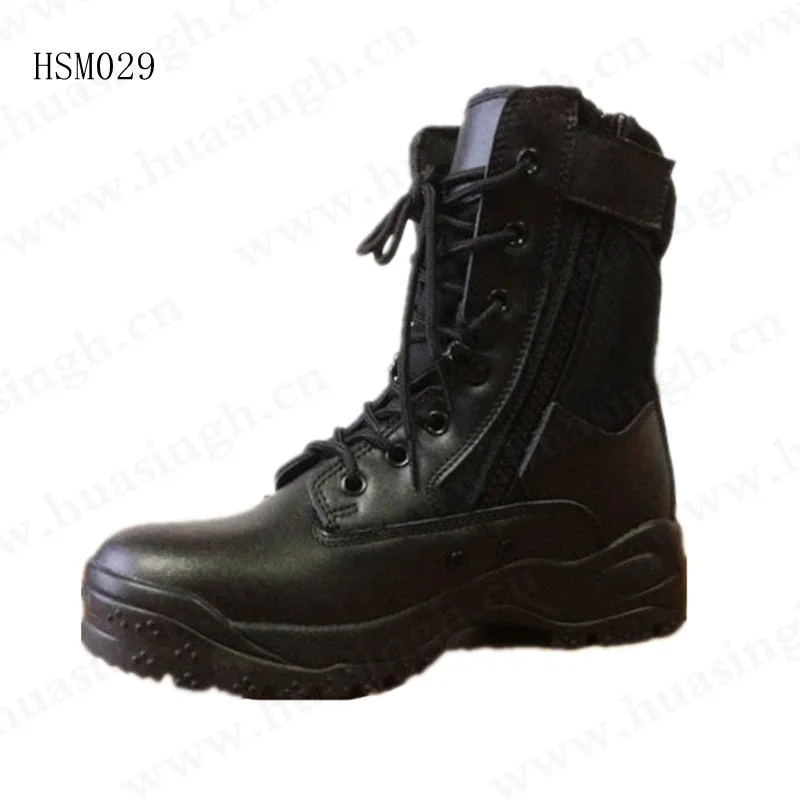LXG,US Black Anti-shock Tactical military Boots with Dagger Bag Strong Grip EVA+rubber Outsole Combat Boots HSM029