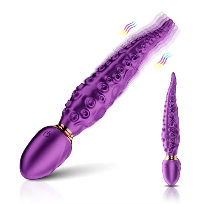 Vibromasseur Tentacule de Poulpe pour Adultes, Jouets Sexuels,  Masturbateurs Fminins, Vibromasseur Clitoridien pour Femme