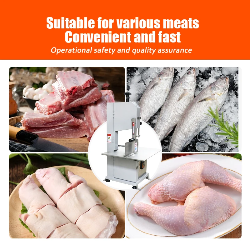 product jkb 210t most popular in 2024 meat electric butchers bone saw machine chicken cutter on sale-3