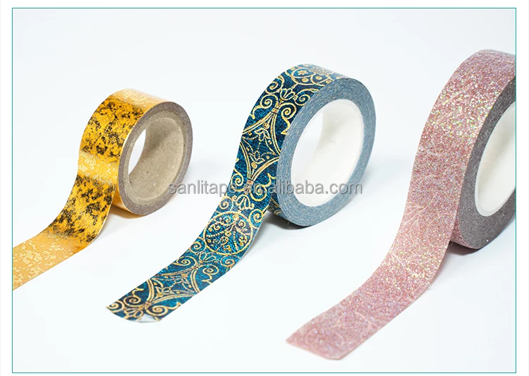 Colorful Wallpaper Washi Masking Tape Custom Printing Adhesive Tape