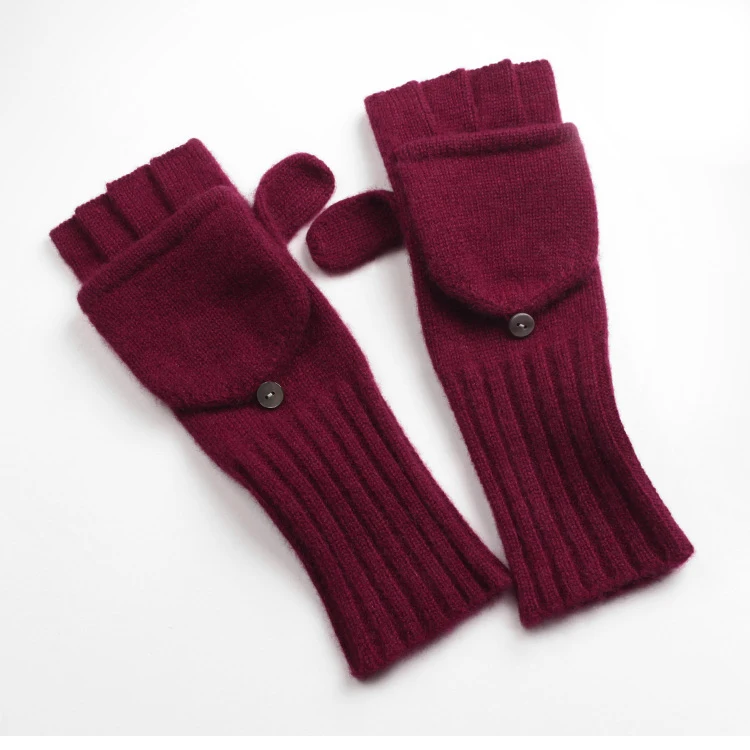 
Быстрая доставка модные дешевые однотонные женские вязаные теплые перчатки 