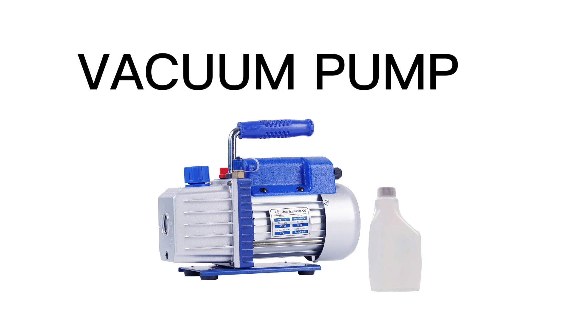 P Pbautos 3.5cfm 1/4hp Vacuum Pump Vacuum Pump Price Refrigeration
