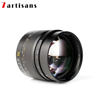 7Artisans 75mm F1.25 Lei Ca M-mount Portrait Lens Fixed Focus Camera Lens for Photo Picture Photography Accessory detail image