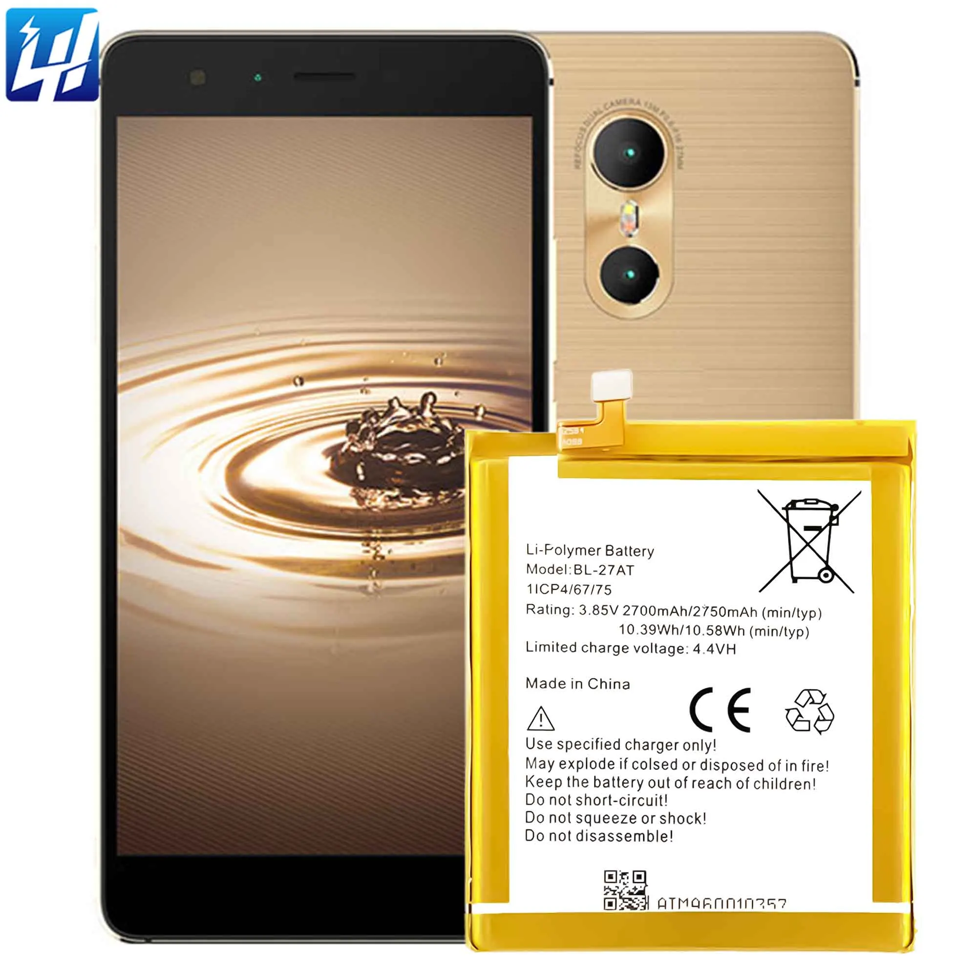 BL-27AT Battery for Tecno Phantom Original Quality - Main Image