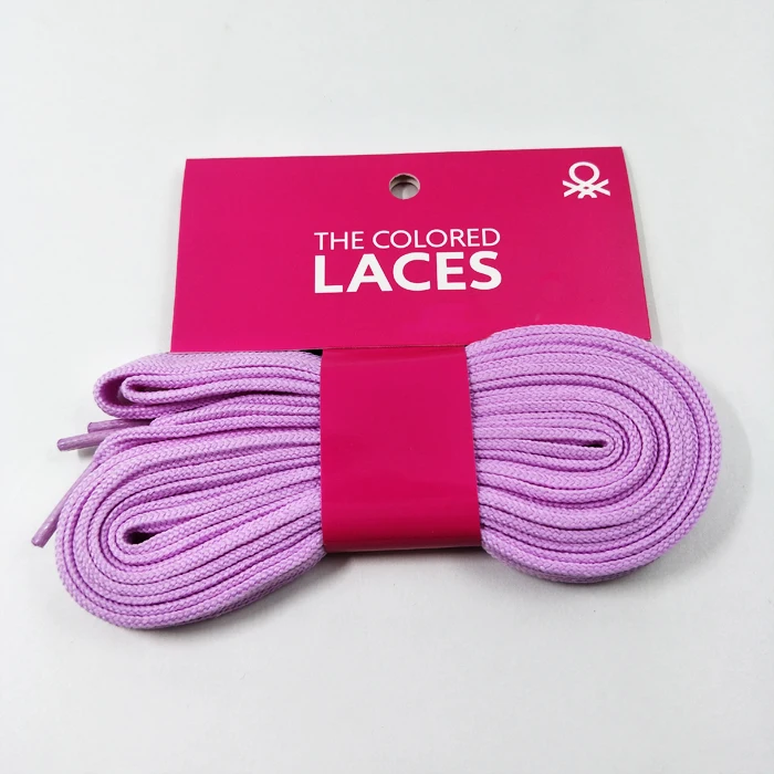 With Unique Packaging for Custom  Polyester Material Plastic Tip  Shoelace