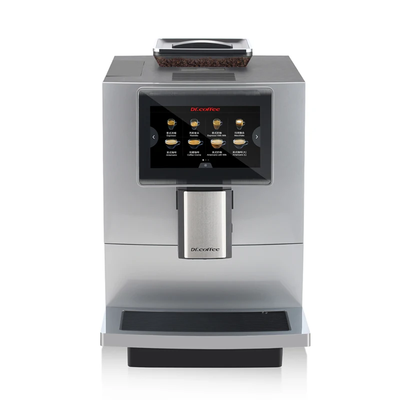 DR. COFFEE F11 Big Plus Fully Automatic Coffee Machine, Silver Espresso  Machine with Milk System, Americano and Cappuccino, 24 Coffee Drinks for