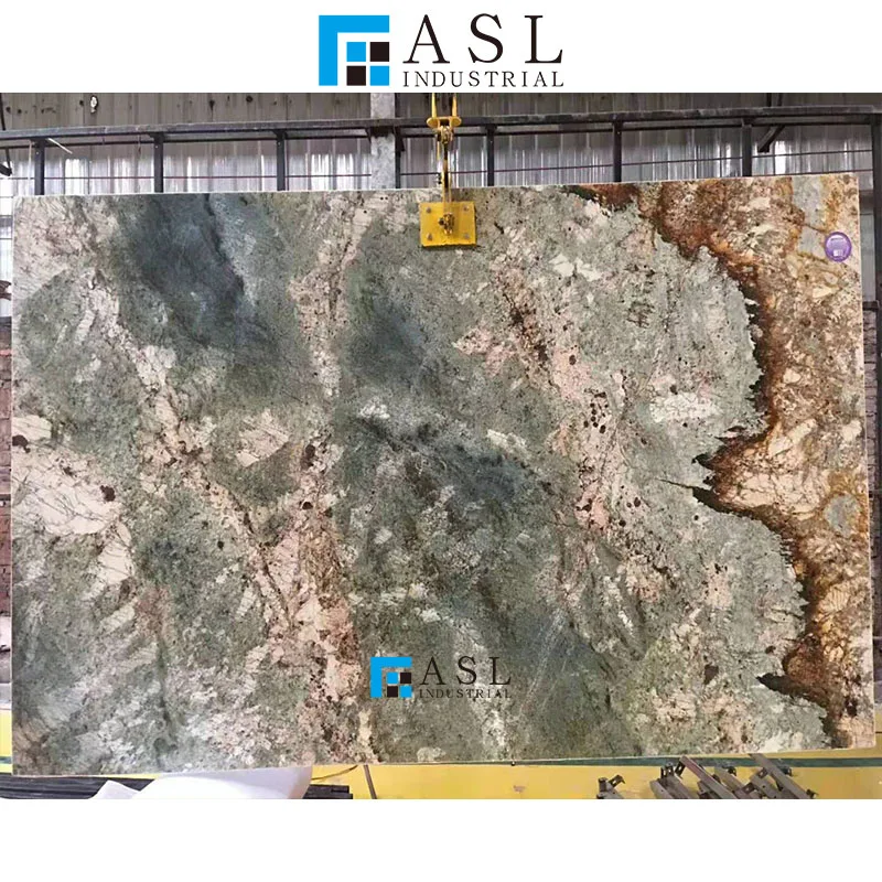 Glazed polished design of quartzite countertop high quality lobby wall tiles