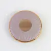 round purple mirror