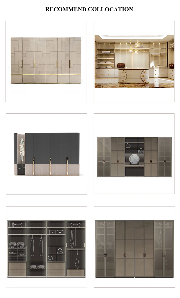 Cloakroom Open Kast Aluminium Glass Walk-in Closet System Bedroom ...
