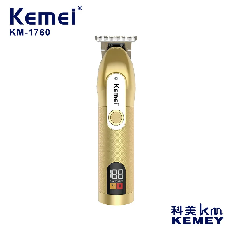 Pour Km 1760 Professional Hair avec &eacute;cran LCD, batterie rechargeable USB, autonomie de 1 &agrave; 3 heures, pour hommes