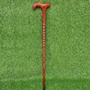 Red cane with one large handle