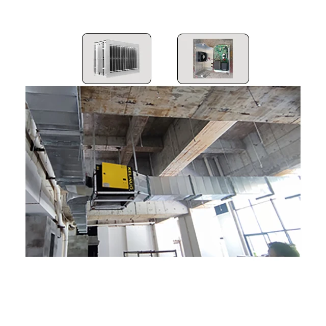 Electrostatic Precipitator With High Voltage Power Supply for Kitchen Clean Cooking Smoke Oil Fume Filter Power Supply