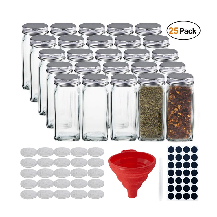 Round Spice Jars - 4 oz - SpiceLuxe