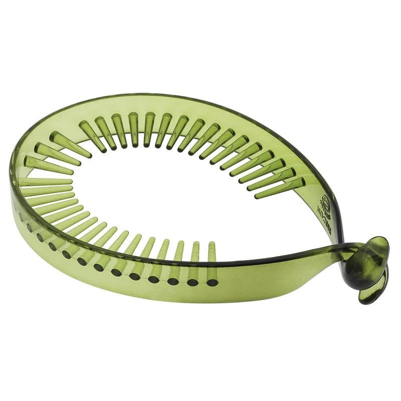 Горячая Распродажа, круглые гибкие пластиковые заколки для волос