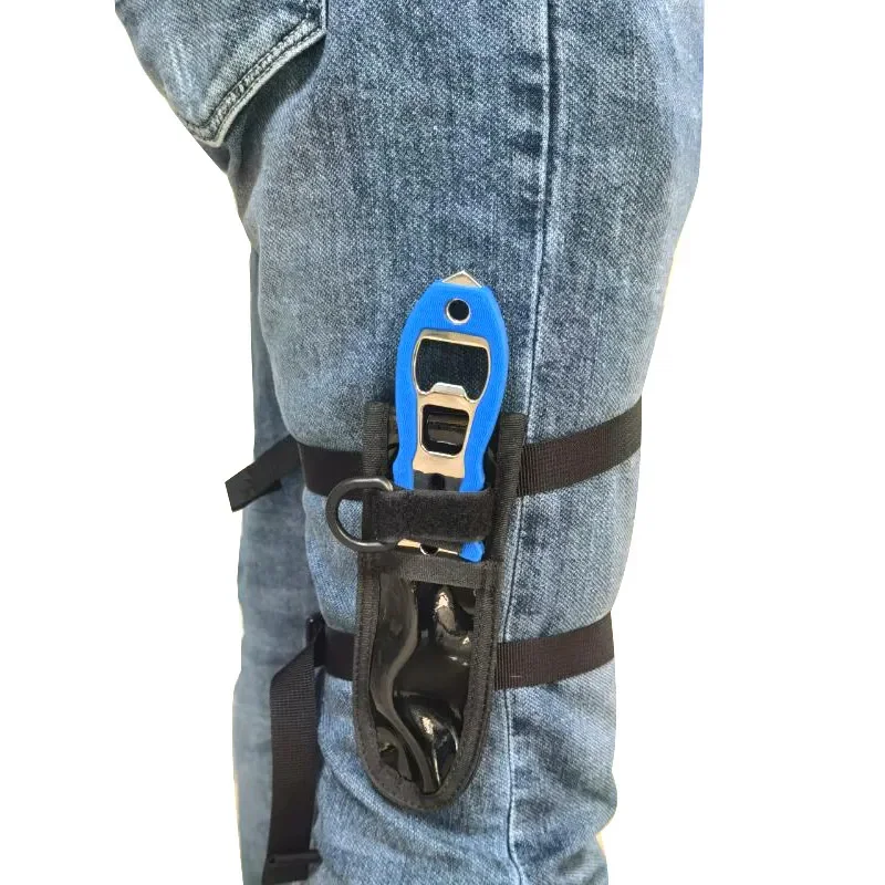 Marine-Grade Diving Knife with Adjustable Arm Straps for Scuba Diving