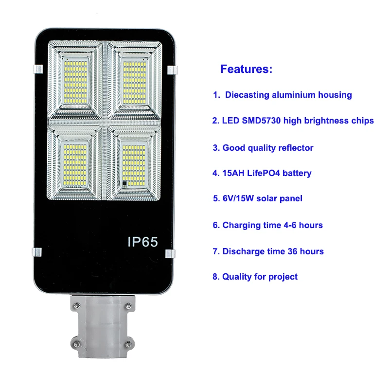 Wholesales High lumen IP65   Die Casting Aluminum  Road light, garden light, solar led street light 200W