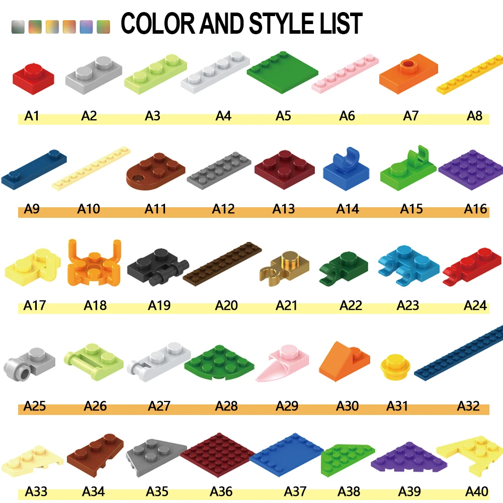 Wholesale Figures Bricks Building Block Interlocking Parts Plastic Toy for Children Educational DIY Juguetes Gift