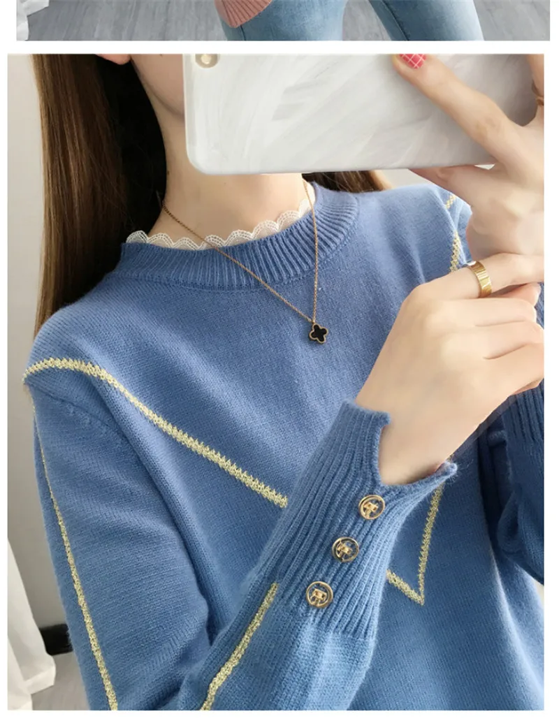 Turtleneck Sweater Women 2022 Autumn Winter Long Sleeve Pullovers Sweaters Female Knitted Tops Jumper Ladies Casual