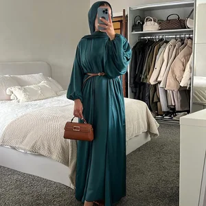 Open Front Abaya Abaya Women Muslim Dress 2023 Dubai Elegant