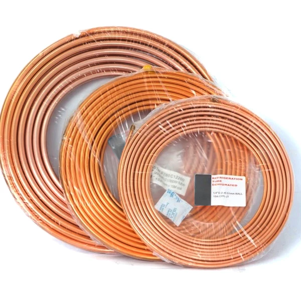 Factory Supply air Conditioner Copper Pipe 6.35mm 1/4 Inch Copper Tube