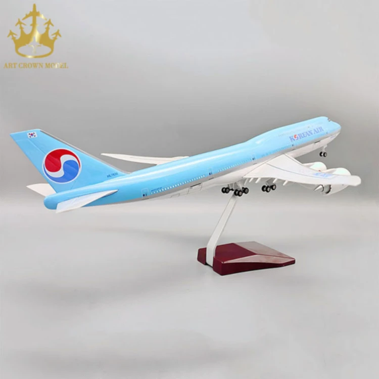 공장 규모 장난감 747-8 대한항공 1/150 레진 비행기 모형 47cm