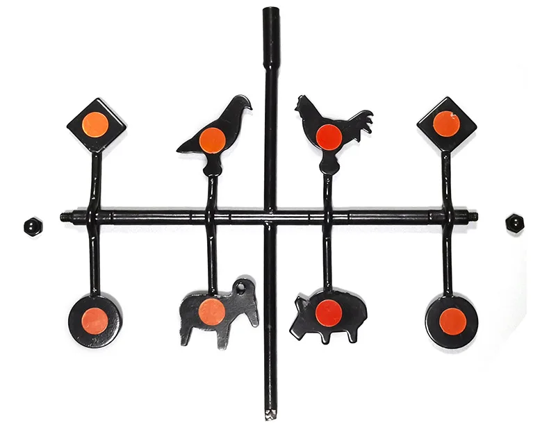Porte-cibles de tir pour carabines – Supports robustes et réglables