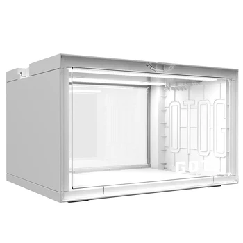 Quality Guarantee Plastic Sneaker Box Organizer Front and Back Panel Clear Shoe Display Cabinet PP Storage Box