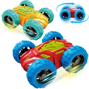 EPT Wholesale Toy Vehicle Friction Stunt Push and Go Friction Cars Double-Sided Monster Truck Toys