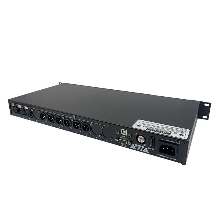 High Quality 2 Input 6 Output Sound Professional Stage Performance Digital Dsp Audio Processor