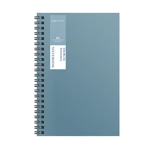 Casual Thinking Coil Book A5 Printed Student Notebook Thickened Leather Paper Inner Page Diary Horizontal Layout Thread Sewing