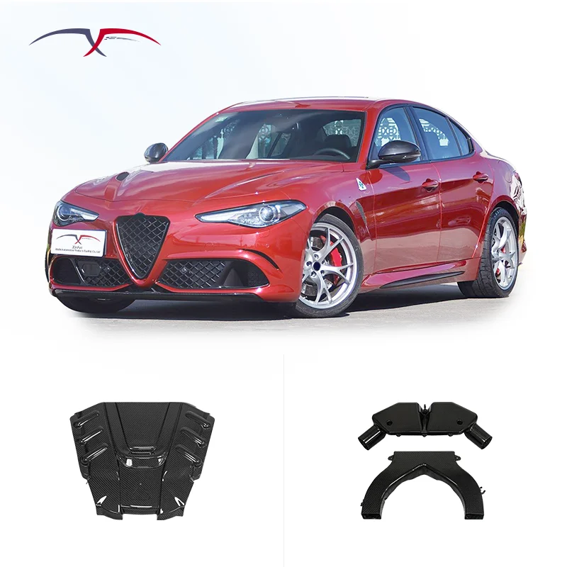 Suitable For Alfa Romeo 2.9T Car Parts Carbon Fiber Cold Intake System Kit Cold Intake Filtration
