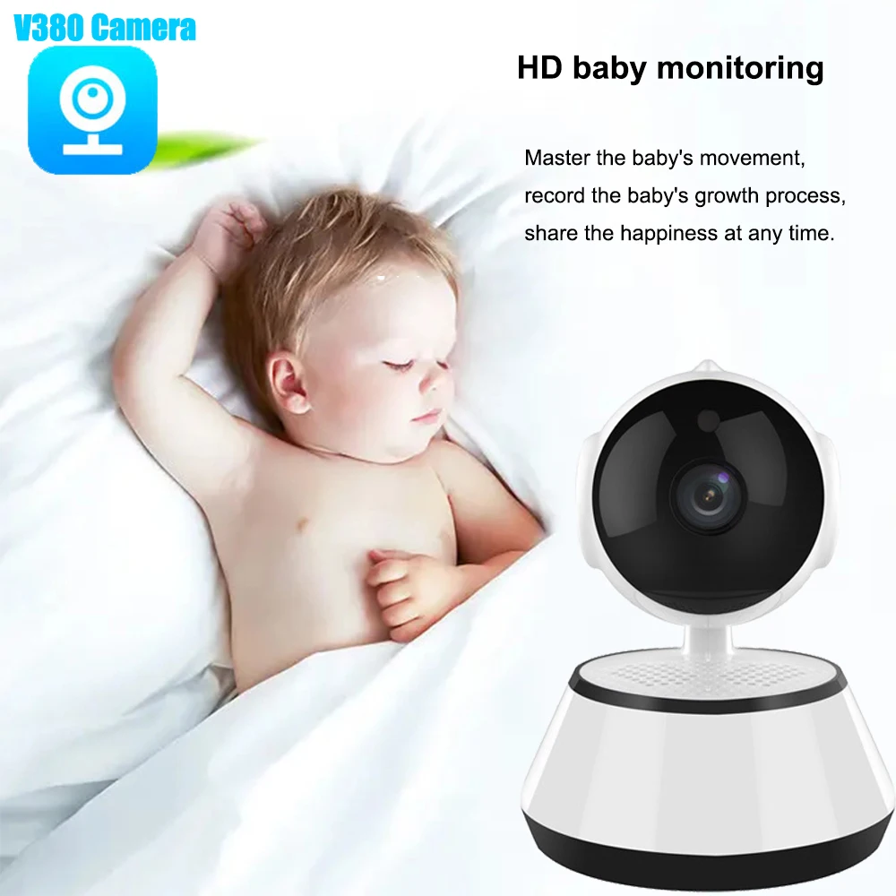 V380 App Control Smart Home Appliance Auto Tracking Two Way Audio Mini WiFi Network Webcam IP CCTV PTZ Camera