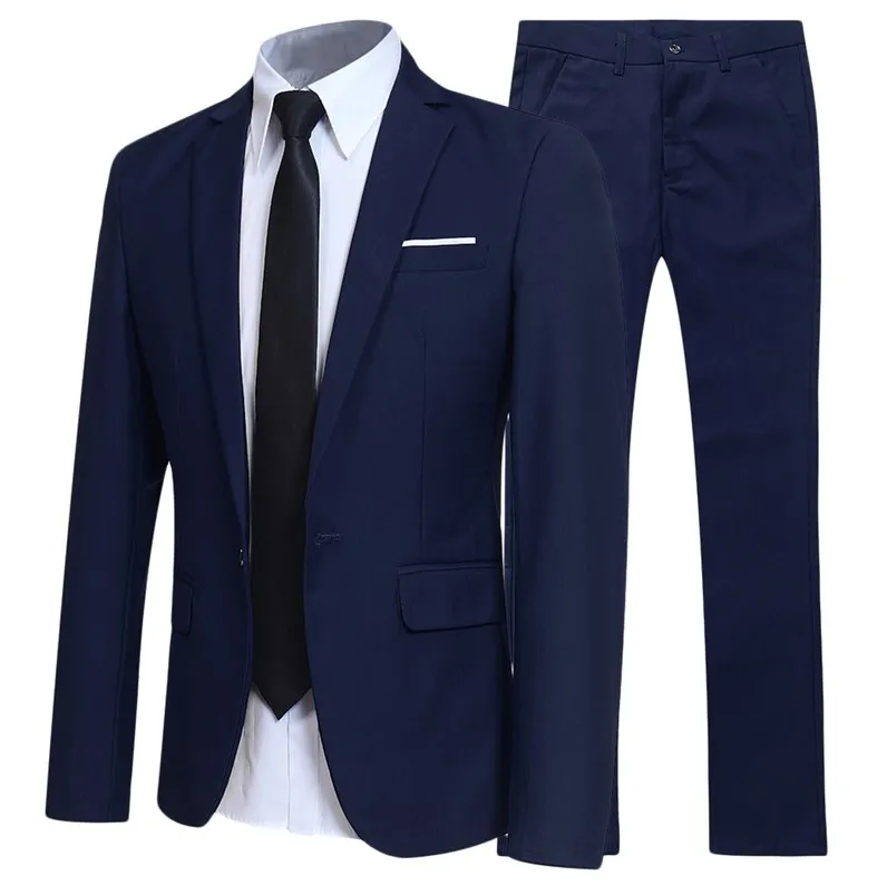 Sd Office Men's Suit Two-piece Gentleman's Formal Business Professional ...