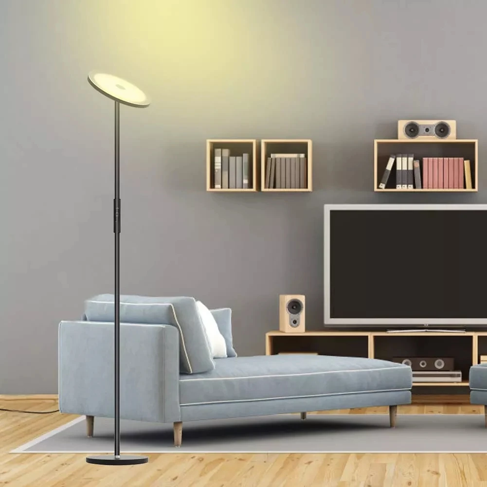 24 Вт умная Напольная Лампа Wifi светодио дный цветной RGB напольный светильник с регулируемой яркостью торшер лампа голосовым управлением для вечерние гостиной