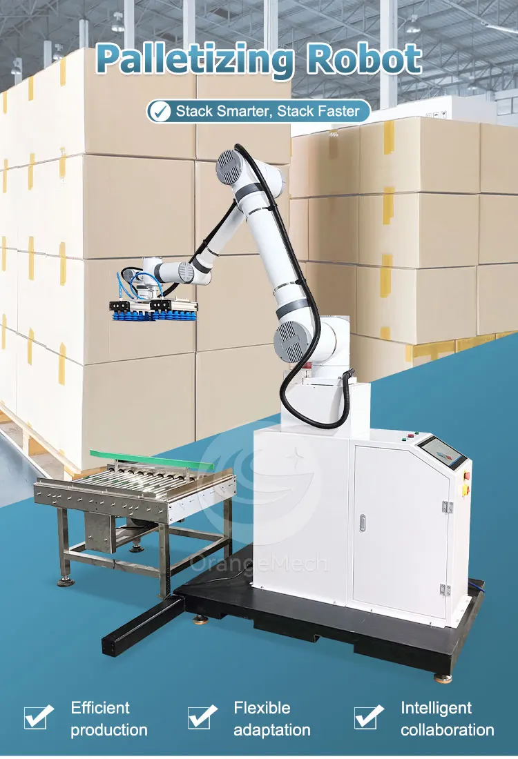 ORME Industrial Automatic Robotic Arm Cobot Palletizer 25kg Bag ...